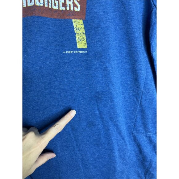 McDonalds Hamburgers First Edition T-Shirt Large Retro Employee Uniform READ - Picture 3 of 8